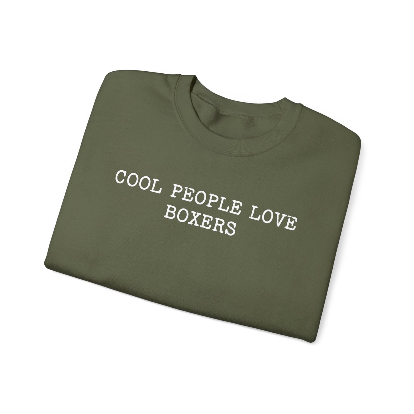 Cool People Love Boxers Crewneck Sweatshirt