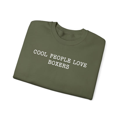 Cool People Love Boxers Crewneck Sweatshirt