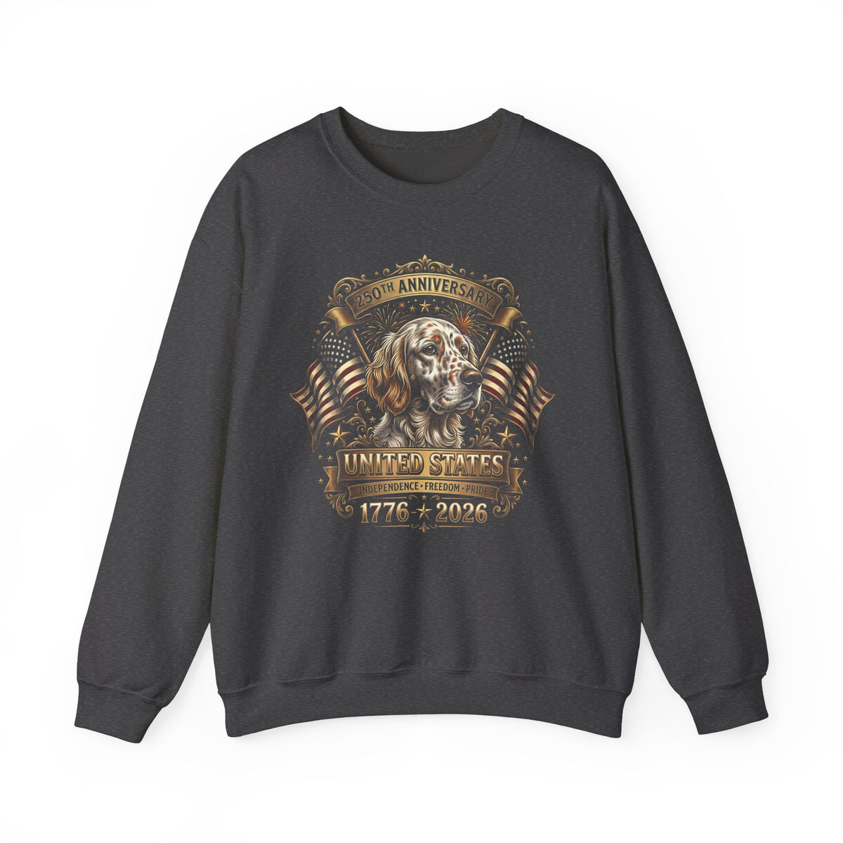 English Setter USA Crewneck Sweatshirt
