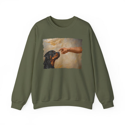 Rottweiler Creation Crewneck Sweatshirt