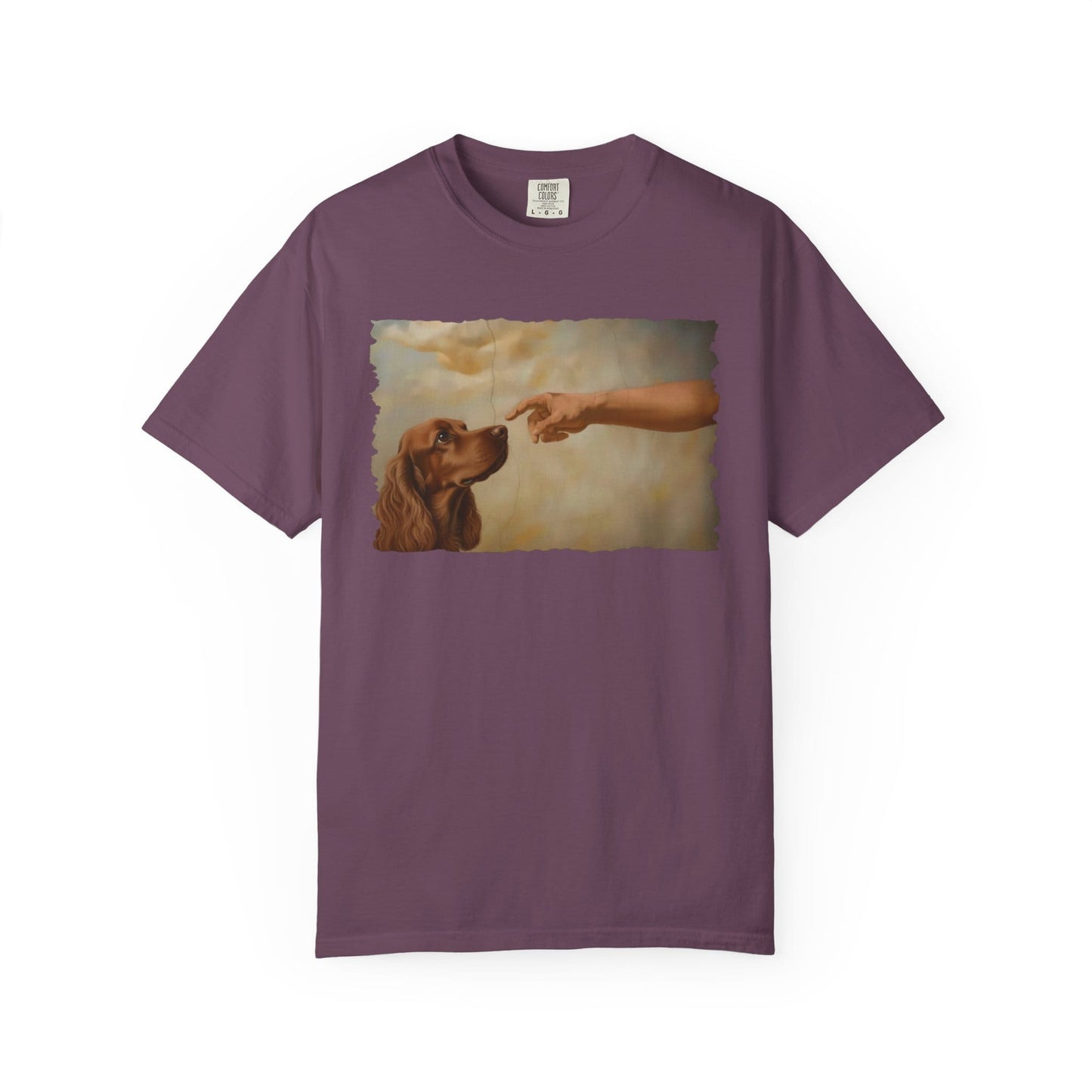 God Creates Red Cocker Spaniel Premium Tee