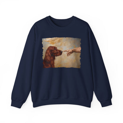 Irish Setter Creation Crewneck Sweatshirt