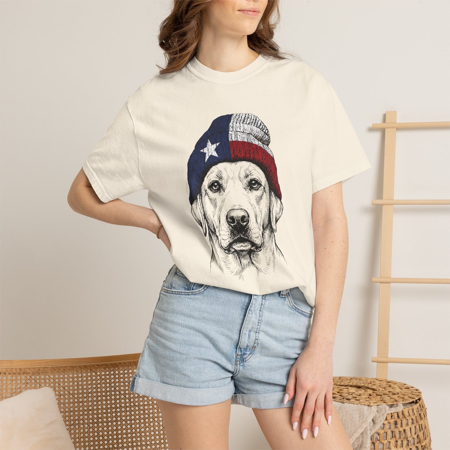 Labrador Texas Beanie Premium Tee