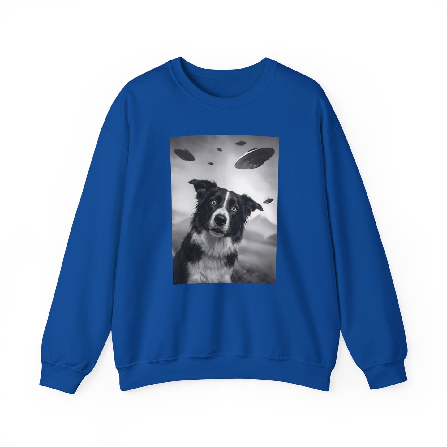 Border Collie UFO Crewneck Sweatshirt