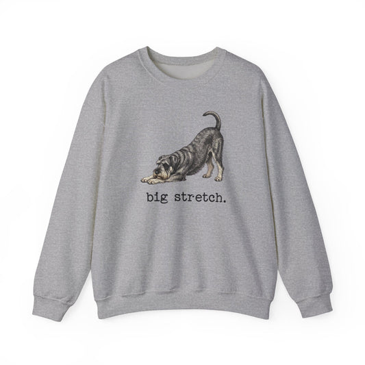 Schnauzer Big Stretch Crewneck Sweatshirt Sport Grey