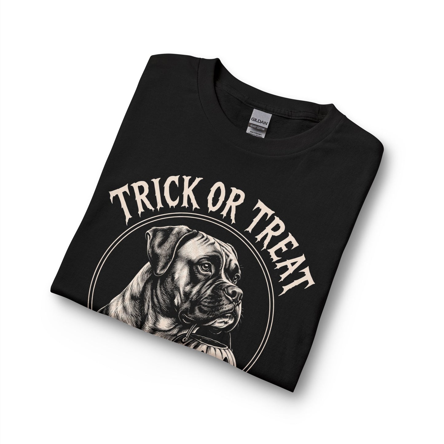 Boxer Trick or Treat Halloween Long Sleeve