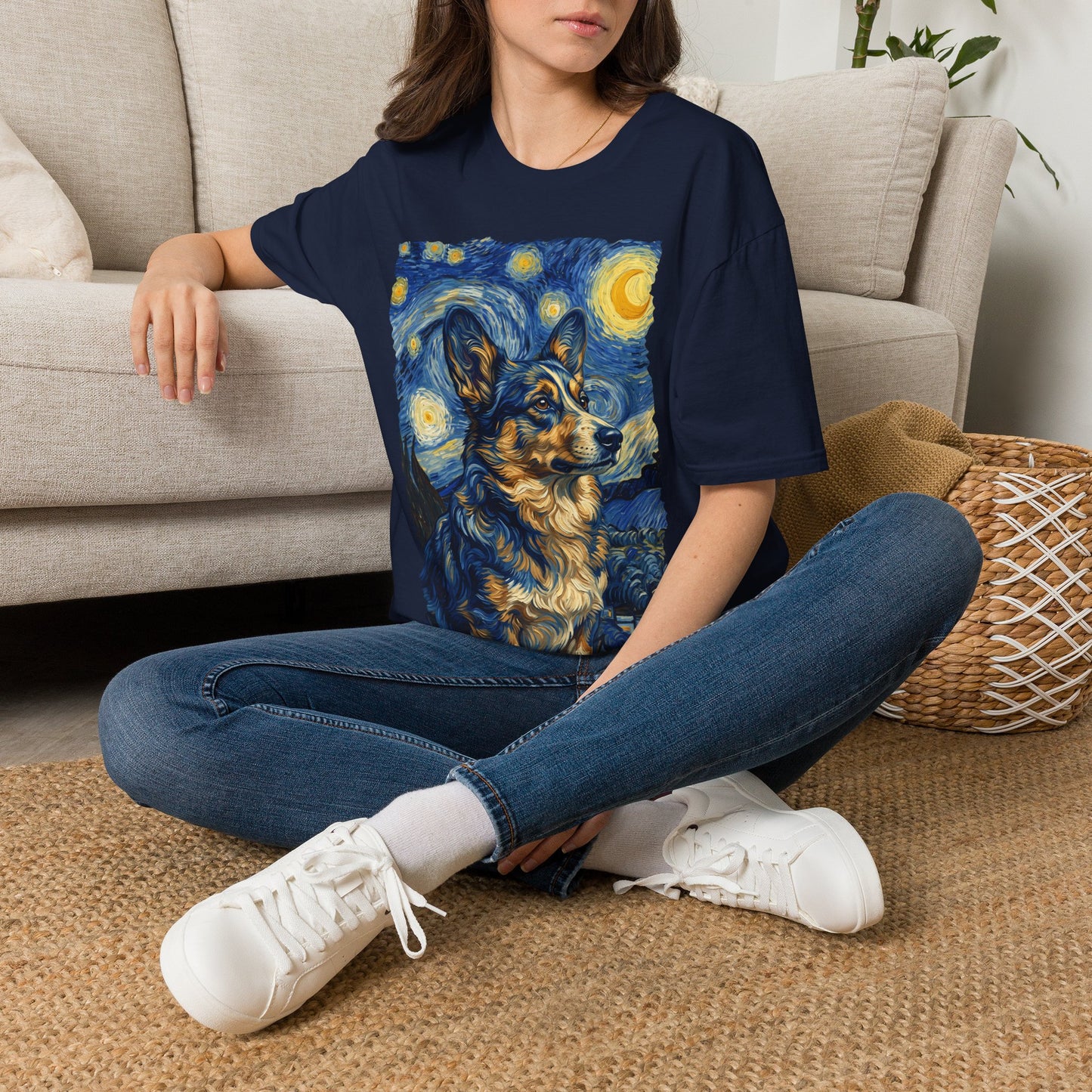 Cardigan Welsh Corgi Van Gogh