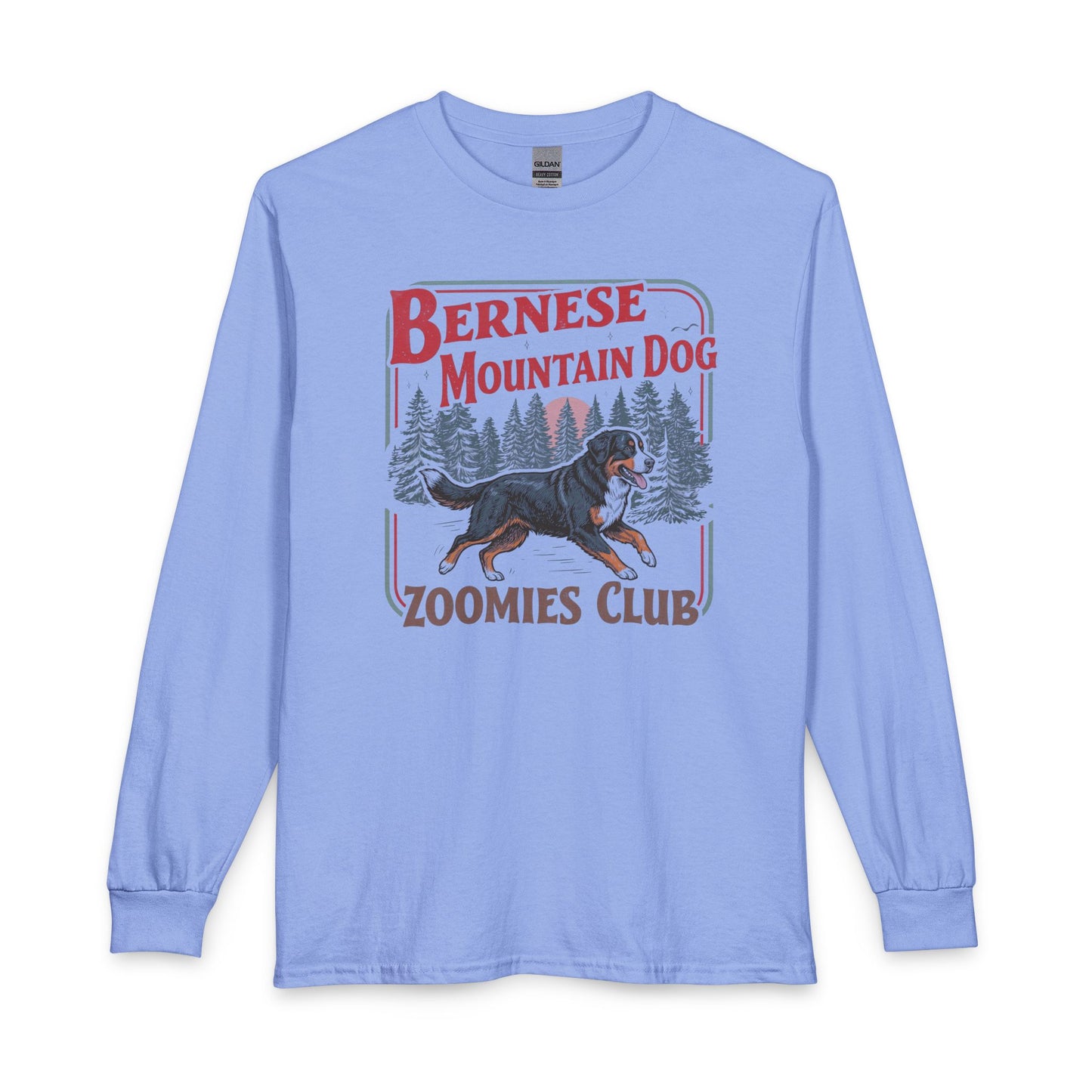 Bernese Mountain Dog Zoomies Long Sleeve