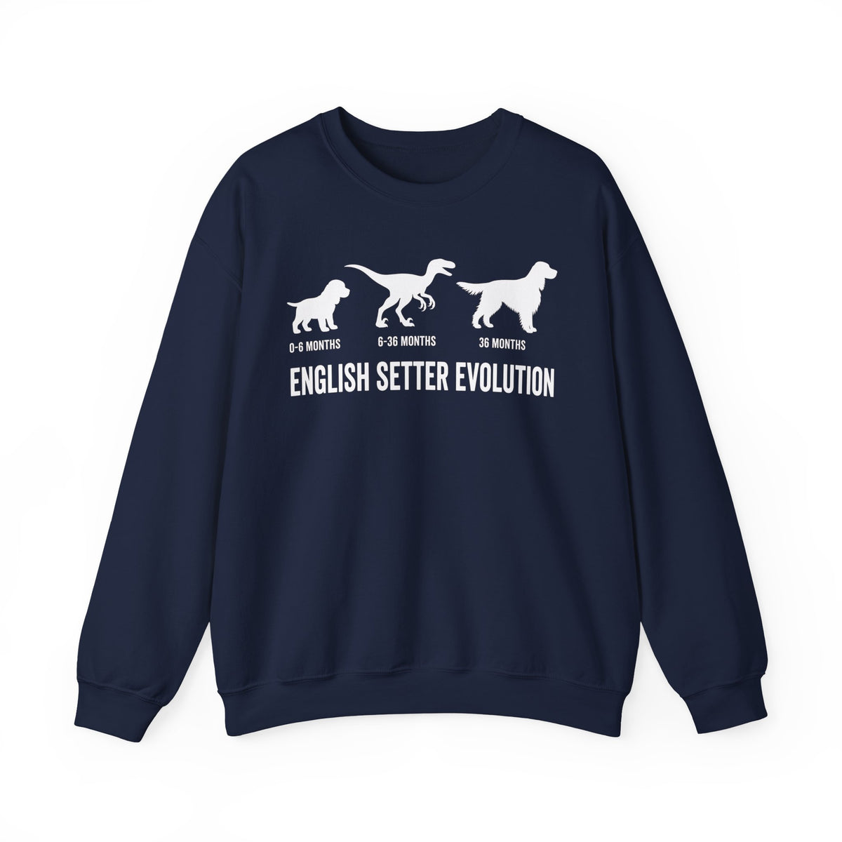 English Setter Evolution Crewneck Sweatshirt