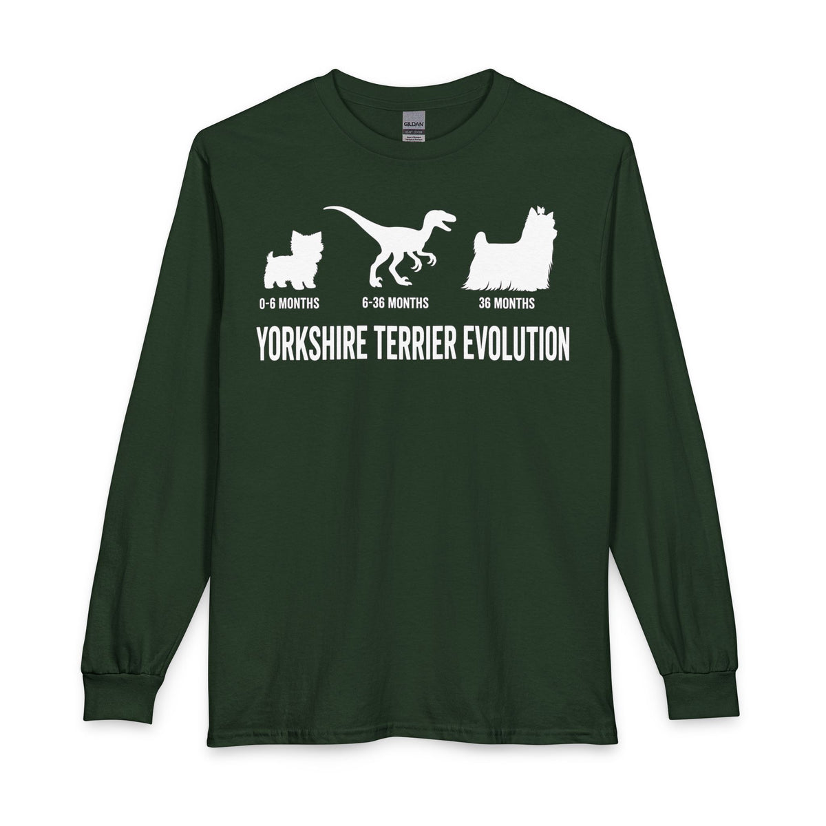 Yorkshire Terrier Evolution Long Sleeve Forest Green