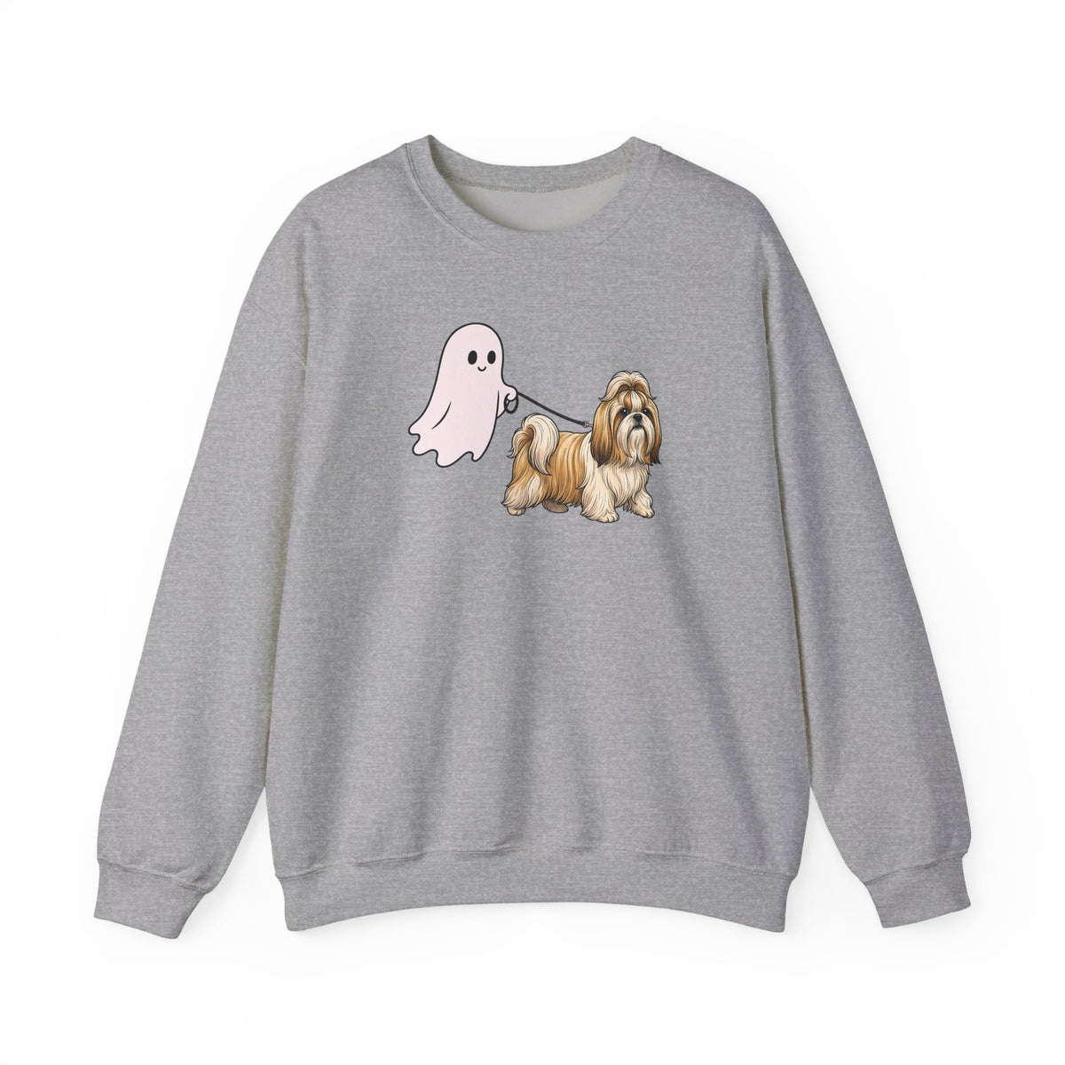 Shih Tzu Ghost Walk Crewneck Sweatshirt