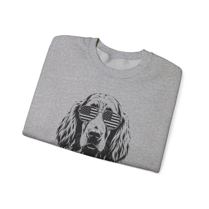 Irish Setter Flag Shades Crewneck Sweatshirt