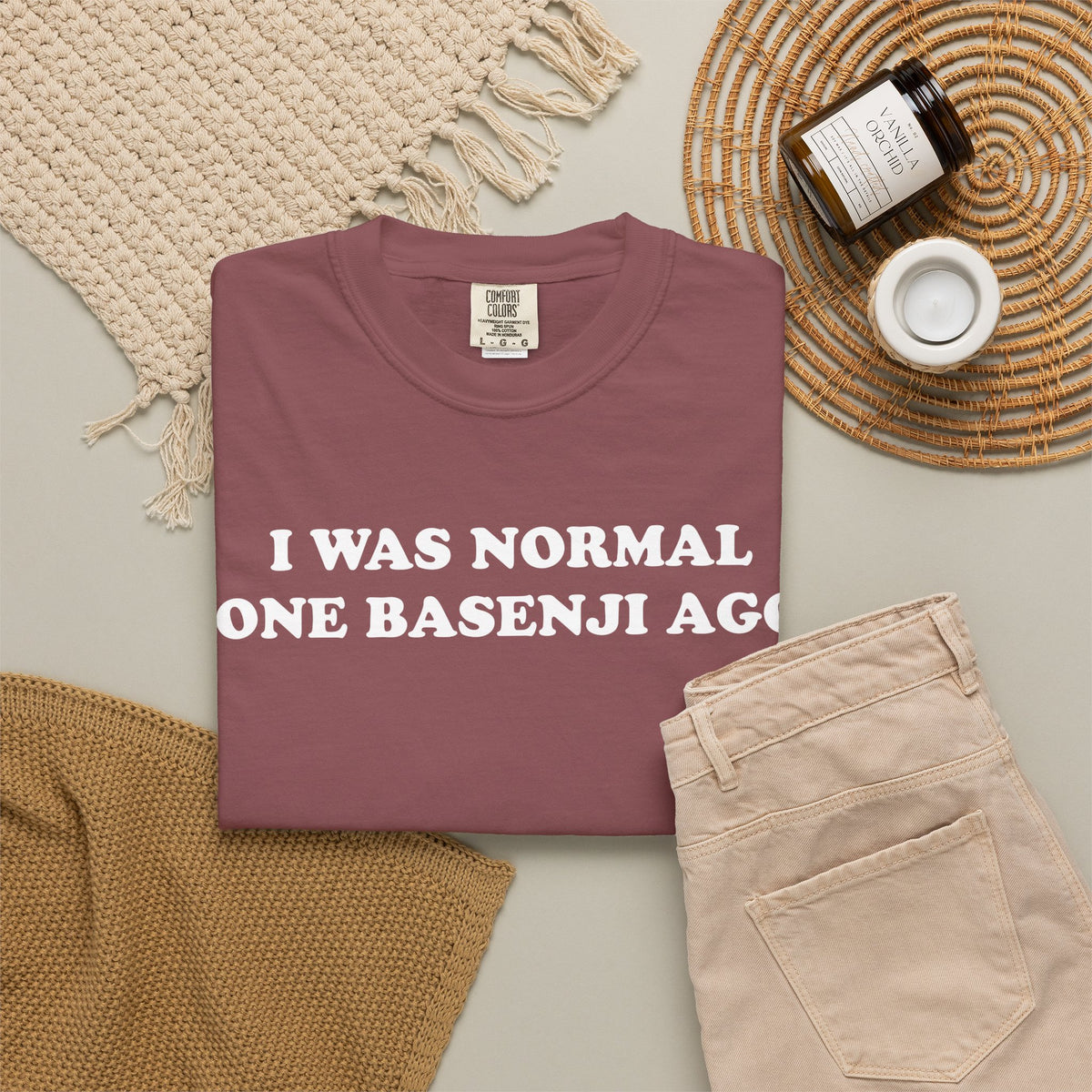 One Basenji Ago Premium Tee