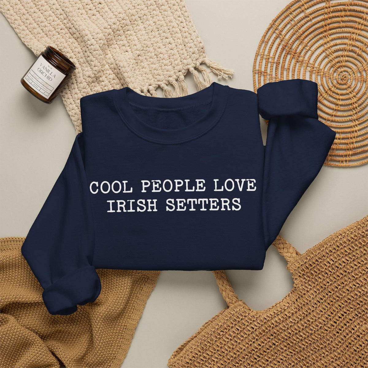 Cool People Love Irish Setters Crewneck Sweatshirt