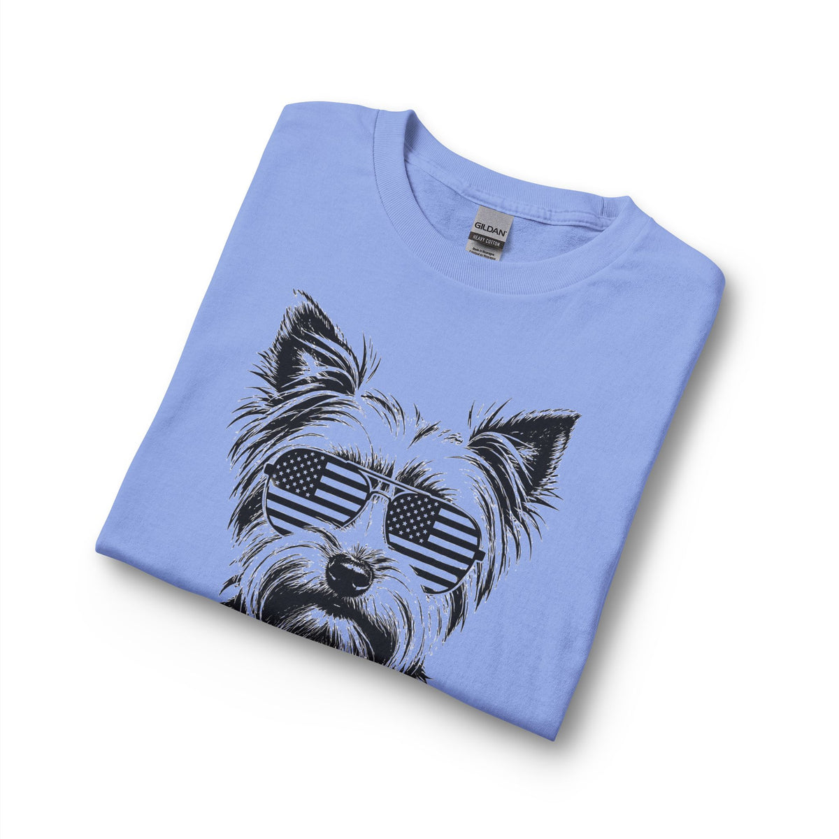 Yorkshire Terrier Flag Shades Long Sleeve