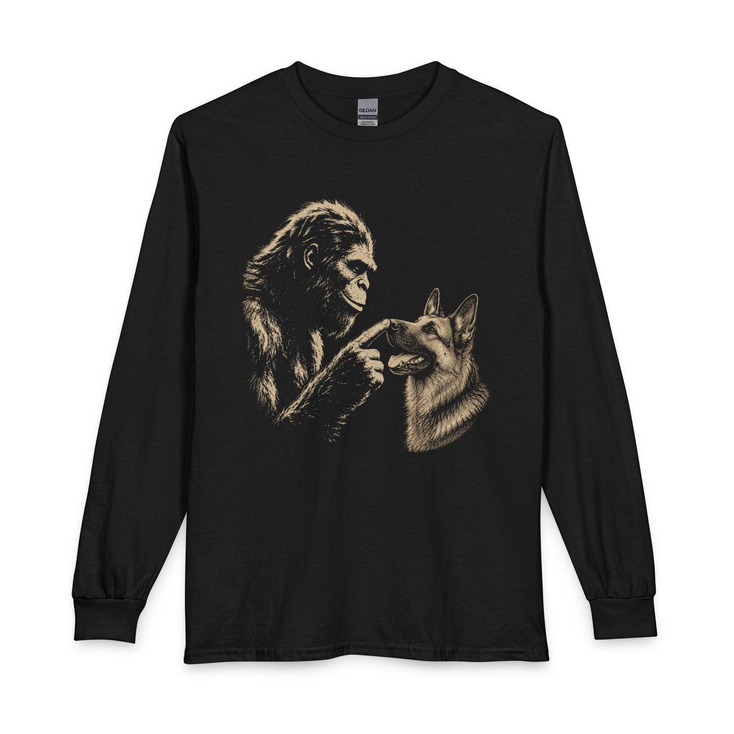 Bigfoot German Shepherd Boop Long Sleeve