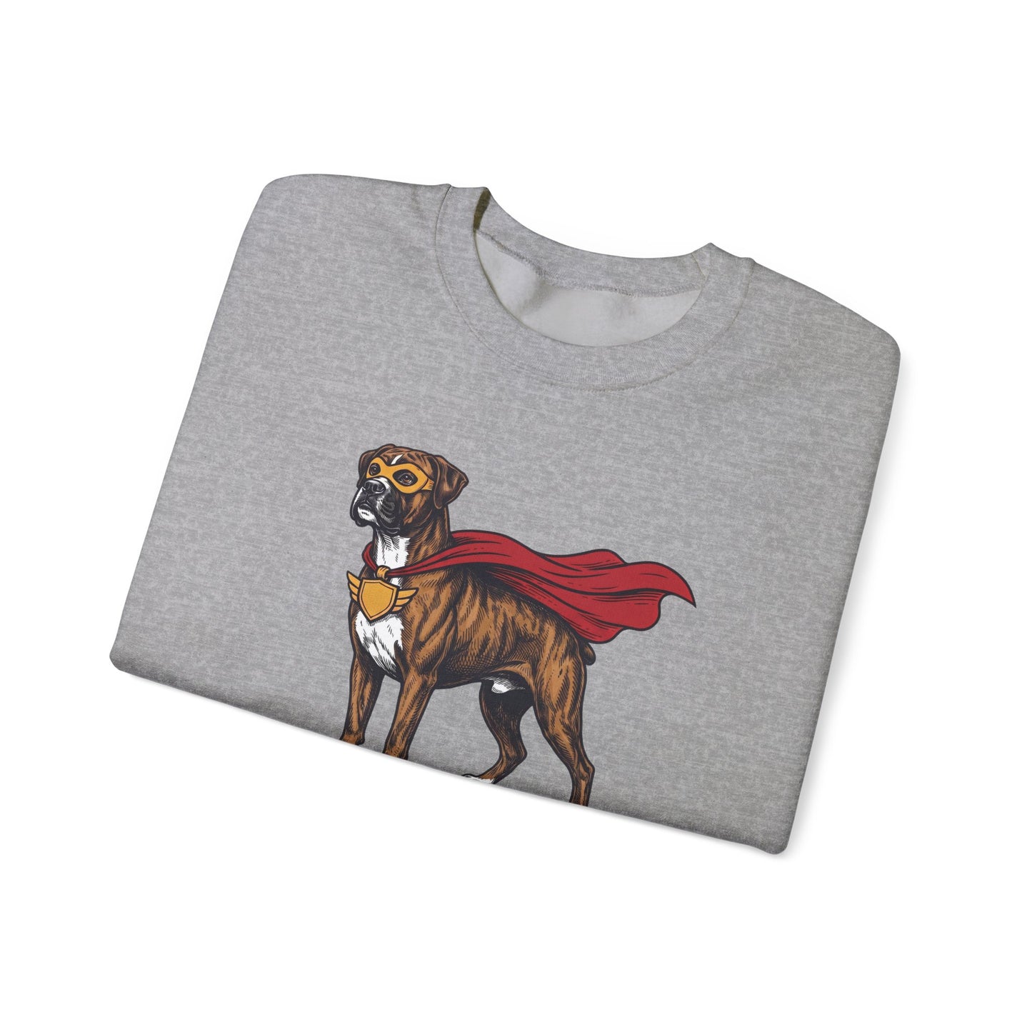 Boxer Superhero Crewneck Sweatshirt