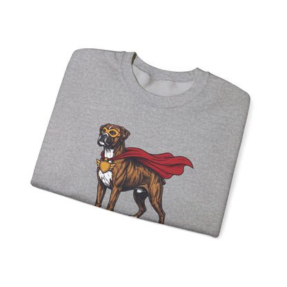 Boxer Superhero Crewneck Sweatshirt