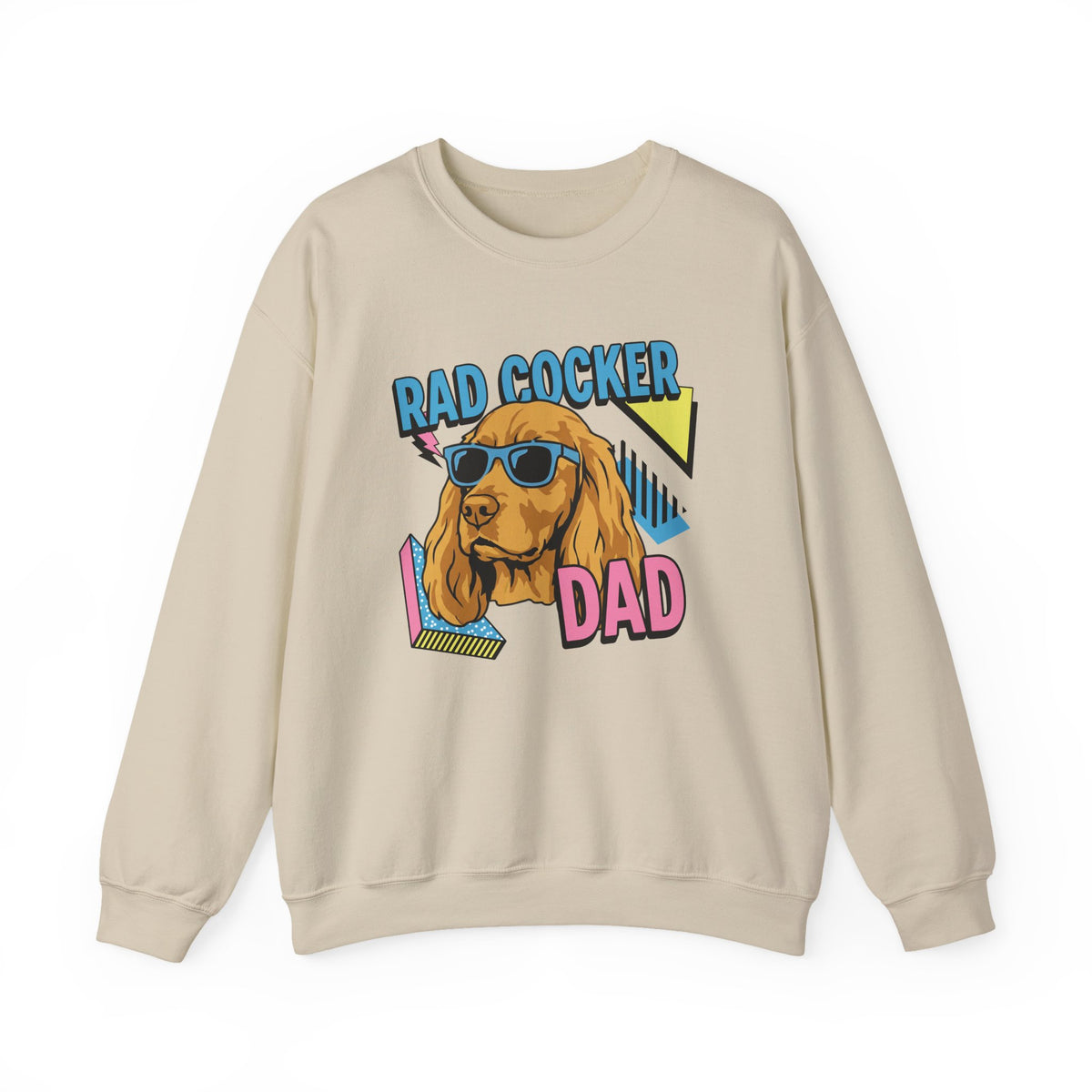 90's Rad Cocker Dad Crewneck Sweatshirt