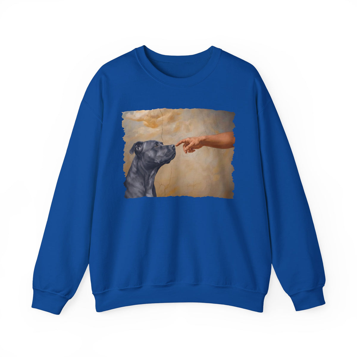 Pitbull Blue Creation Crewneck Sweatshirt