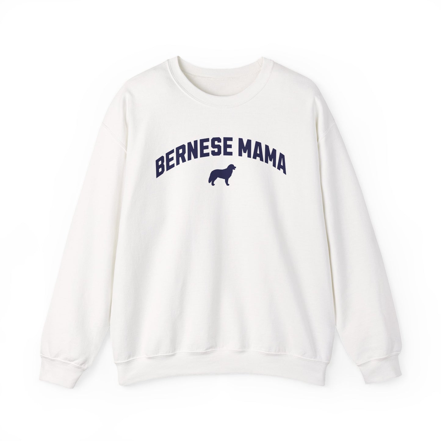 Bernese Mama Crewneck Sweatshirt White