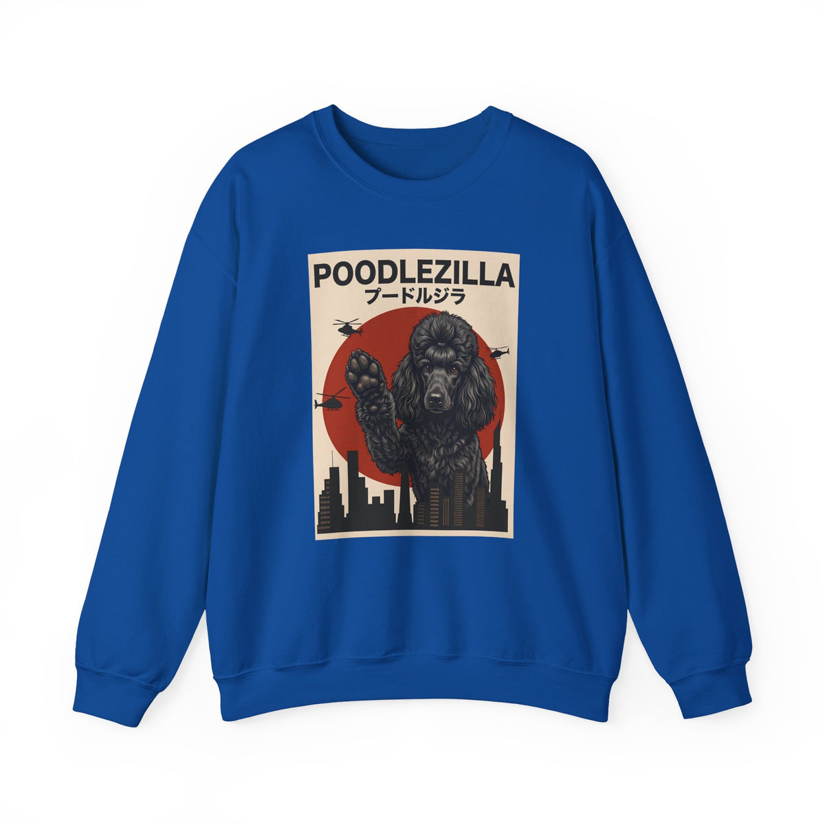 Standard Poodle Poodlezilla Crewneck Sweatshirt