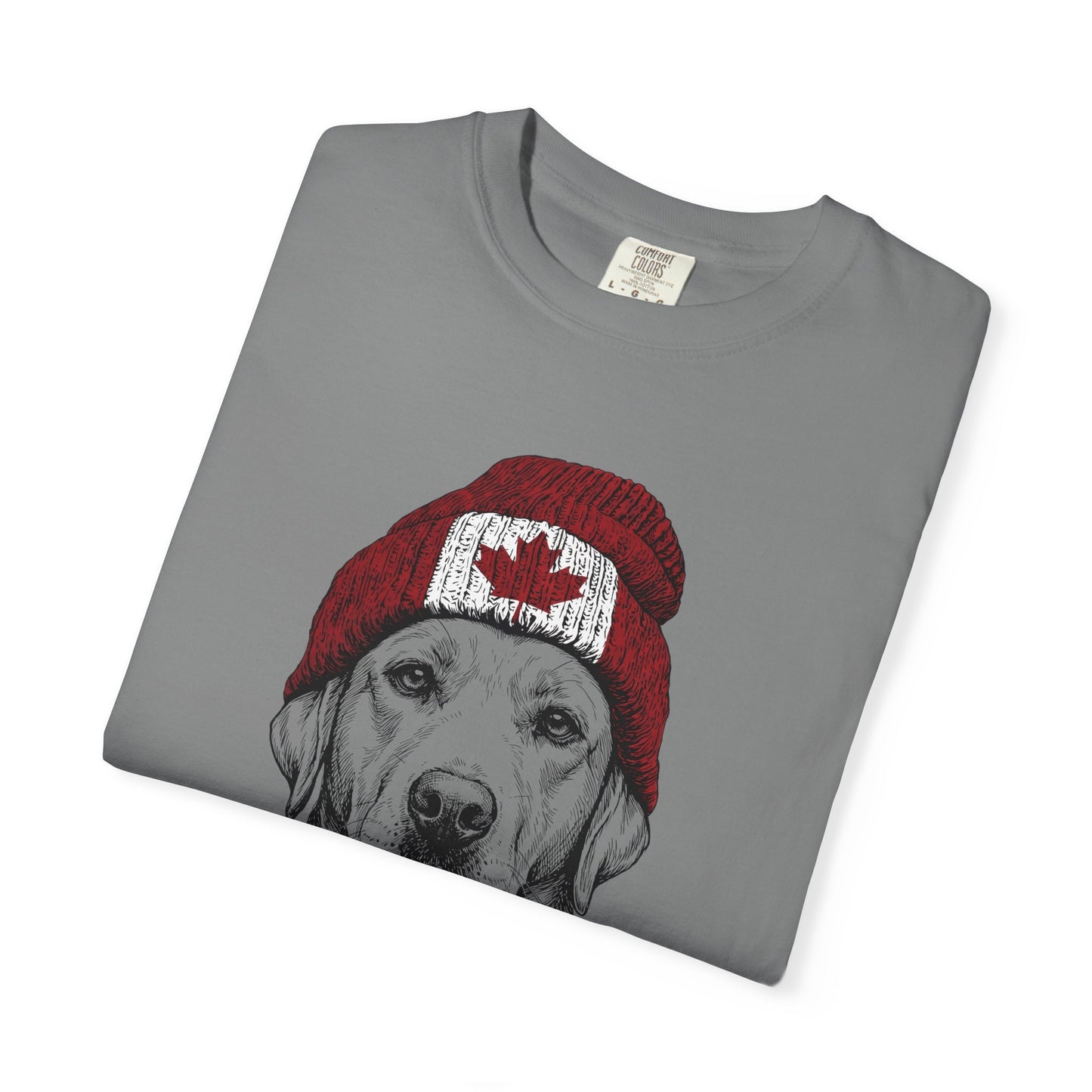 Labrador Canado Beanie Premium Tee