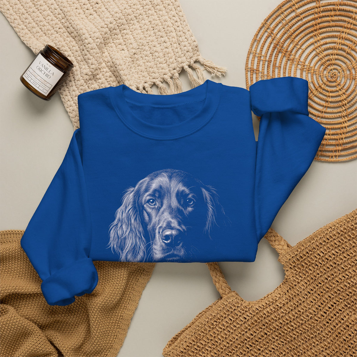 Irish Setter Engraved Crewneck Sweatshirt