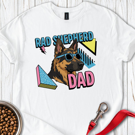 90's German Shepherd Dad White