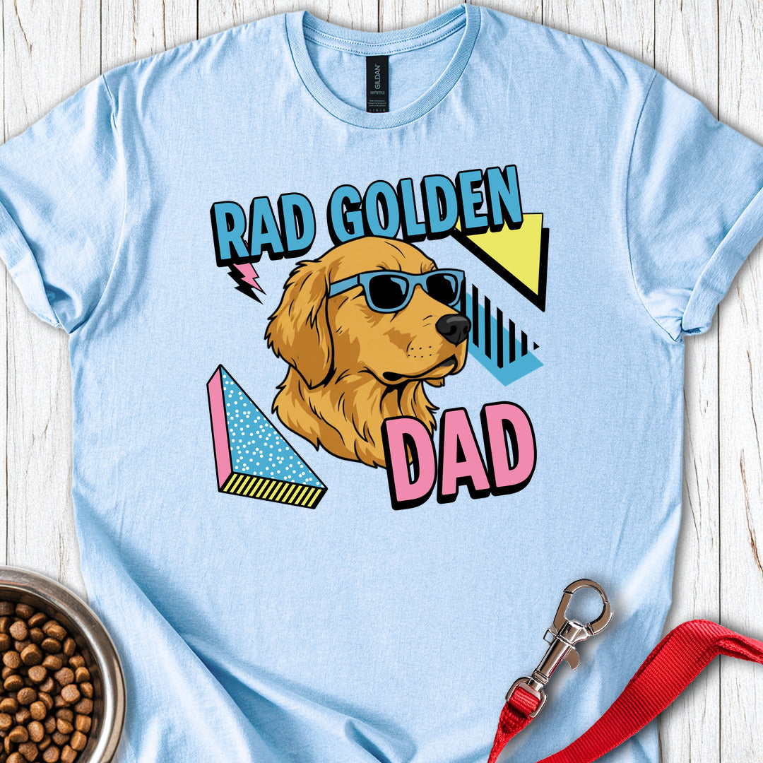 90's Rad Golden Dad Light Blue