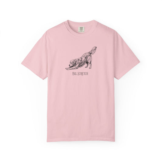 Big Stretch Golden Retriever Premium Tee Blossom