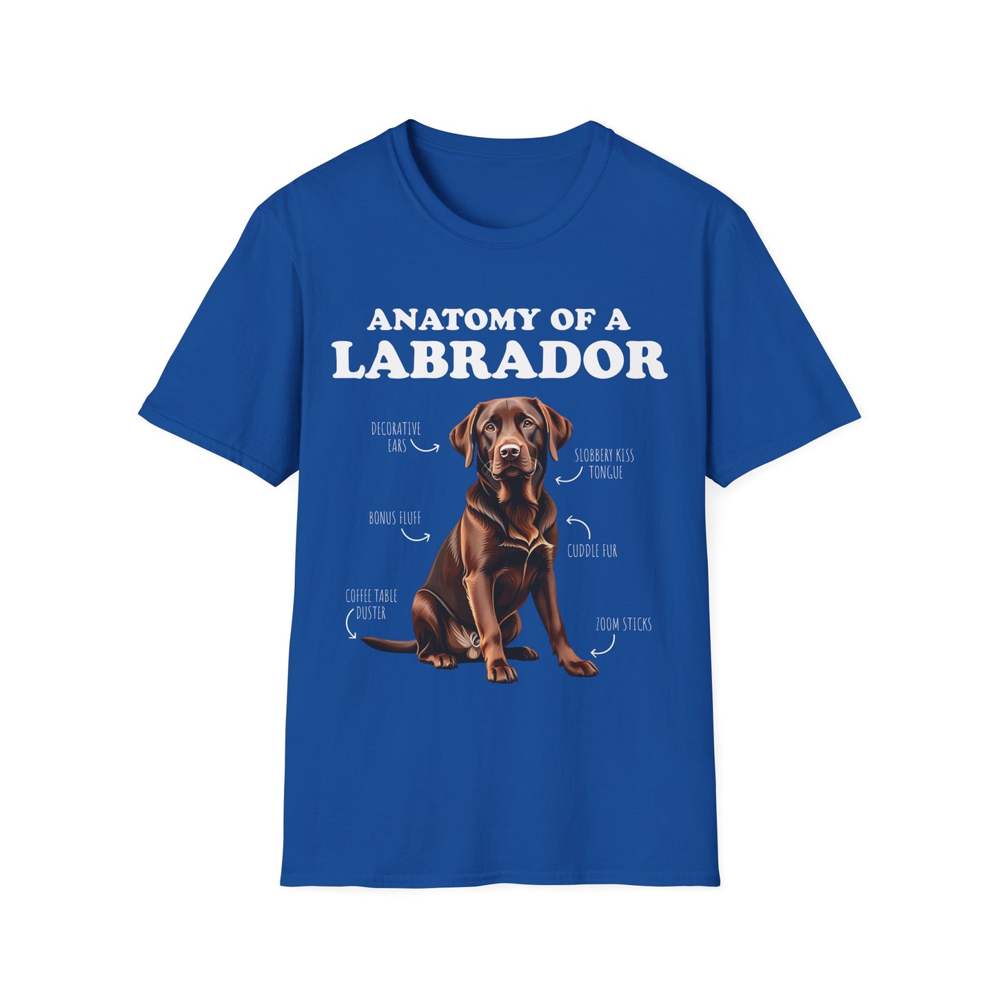 Anatomy Of A Brown Labrador Tee