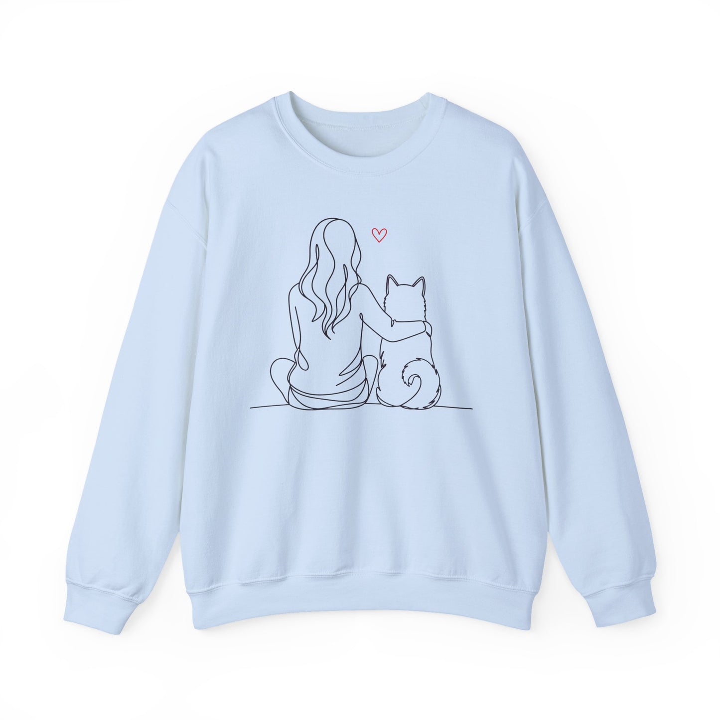 Shiba Inu Lineart Crewneck Sweatshirt