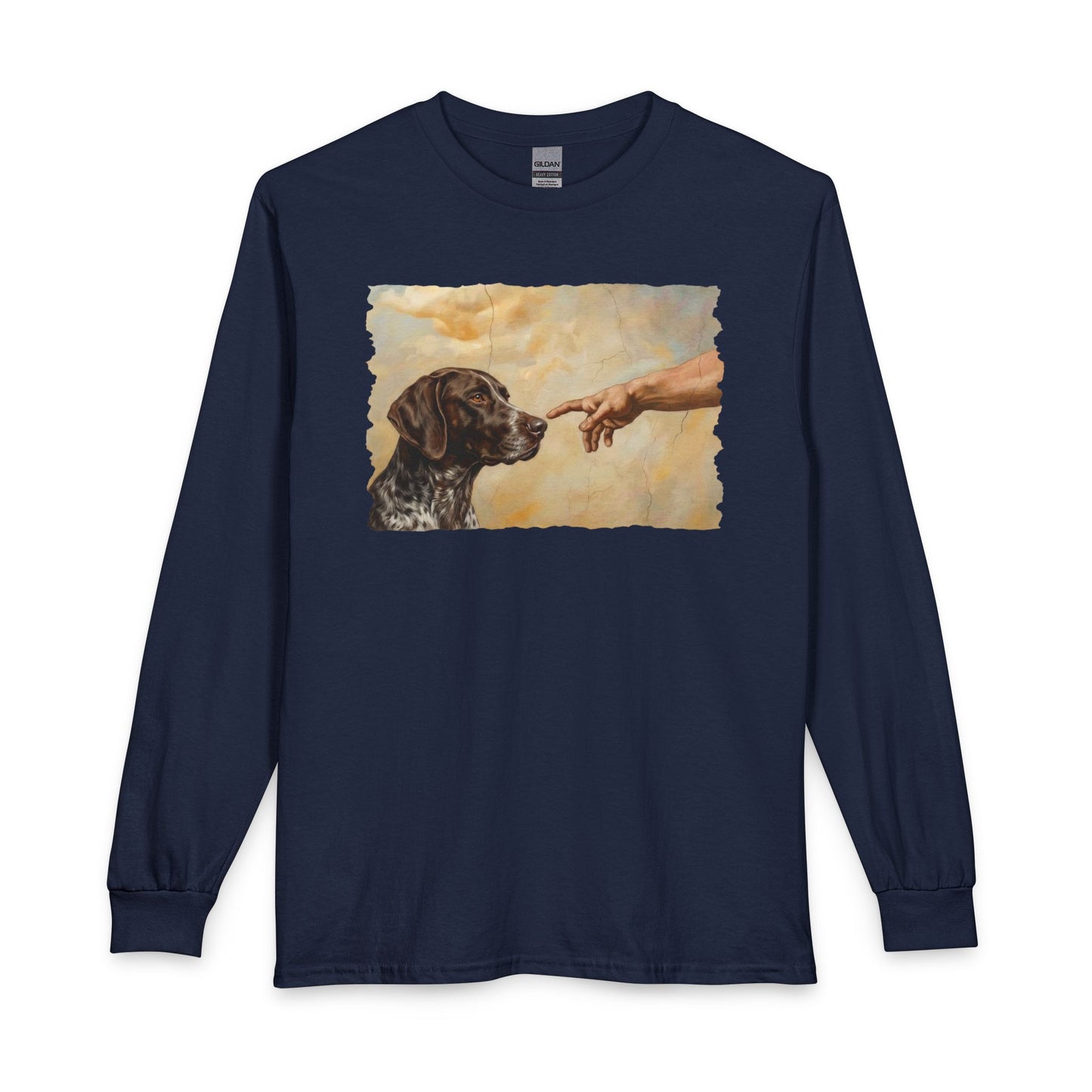 God Creates German Shorthaired Pointer Long Sleeve