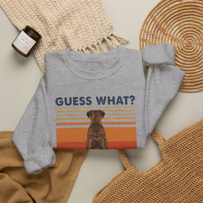 Brindle Boxer Butt Crewneck Sweatshirt