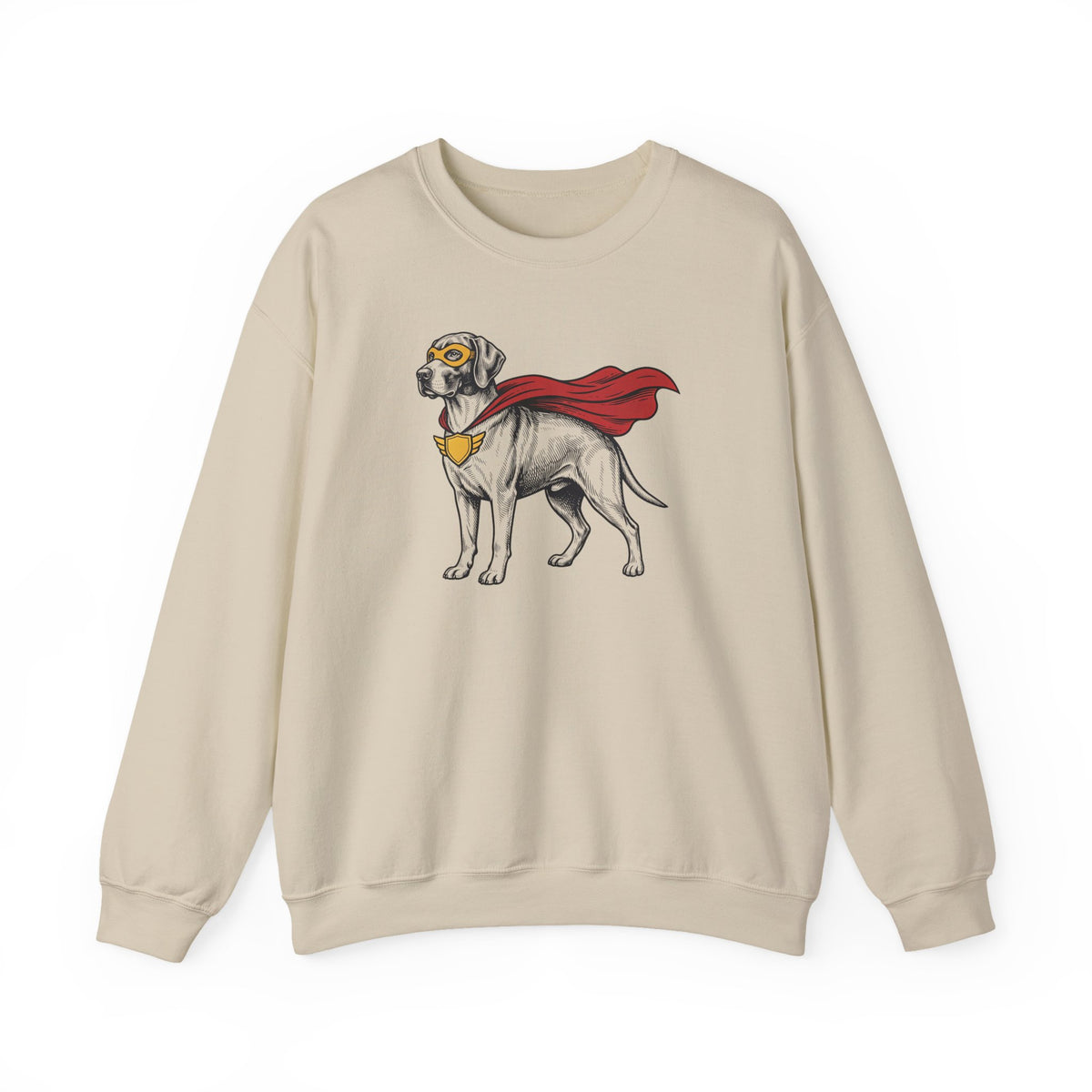 English Pointer Superhero Crewneck Sweatshirt