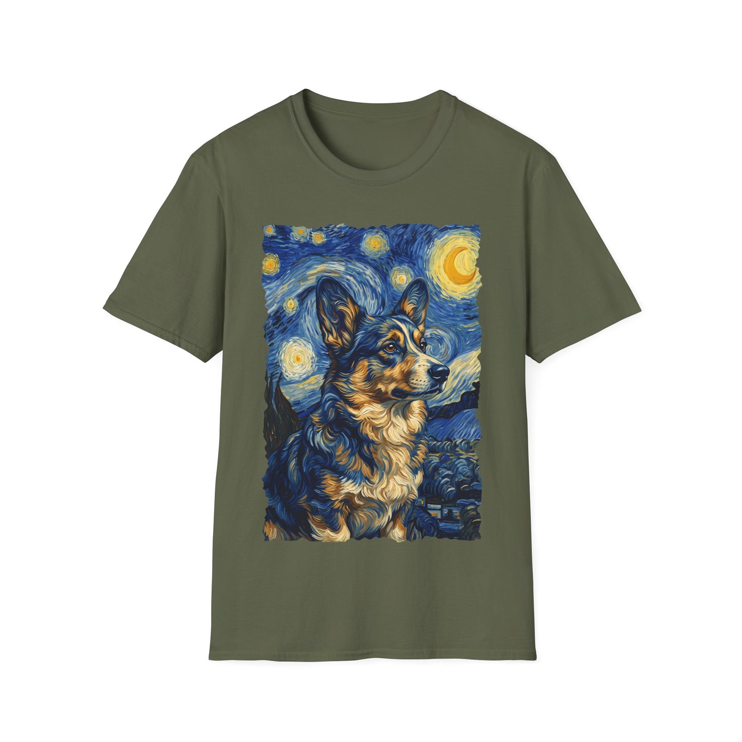 Cardigan Welsh Corgi Van Gogh