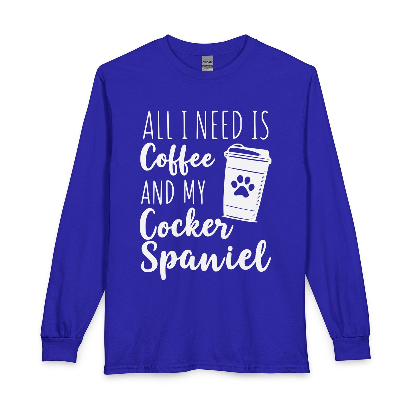 Cocker Spaniel & Coffee Long Sleeve
