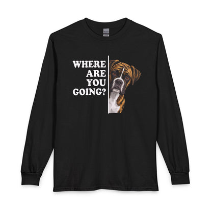 Brindle Boxer Alert Long Sleeve