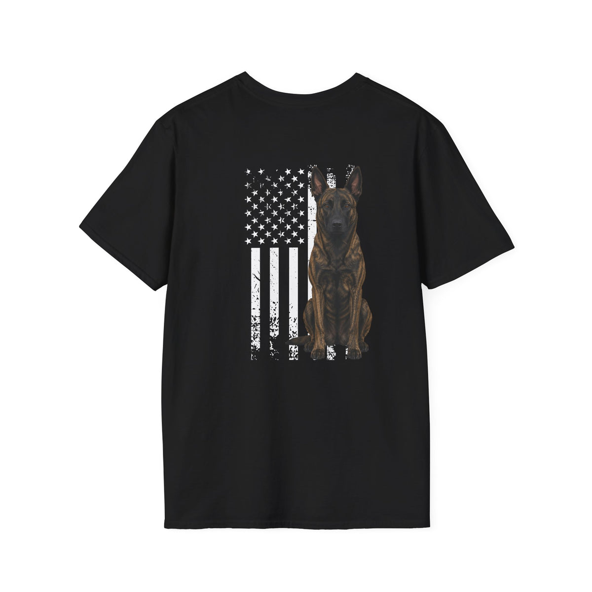 Dutch Shepherd USA (Back Print) Black