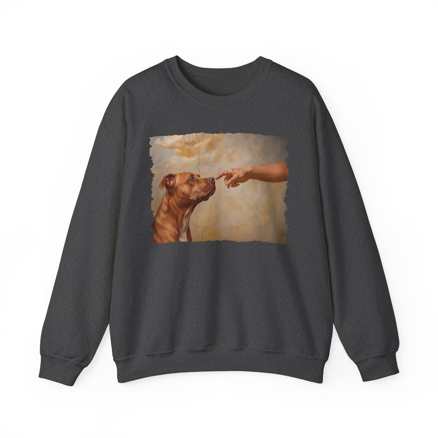 Pitbull Red Nose Creation Crewneck Sweatshirt