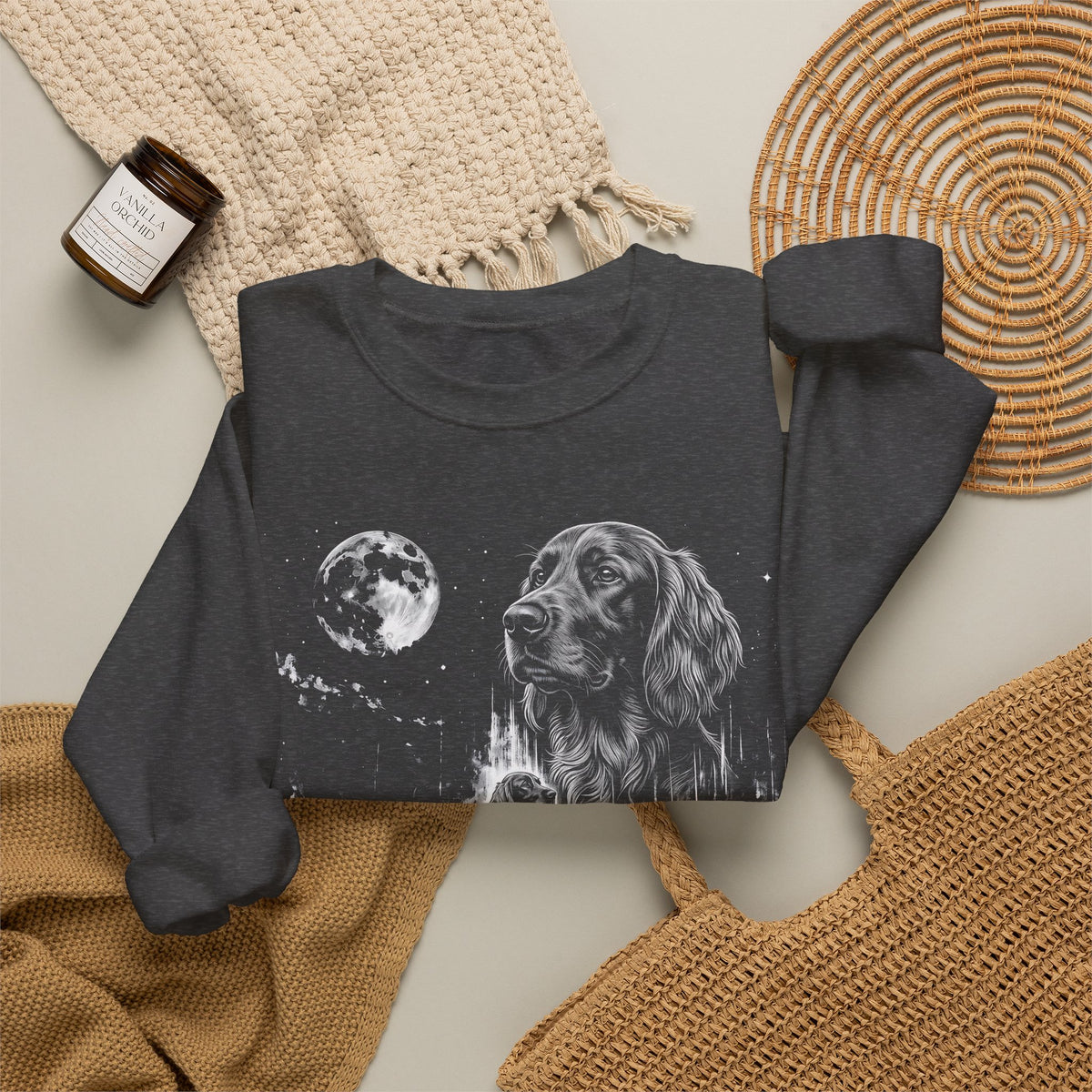 Irish Setter Moonlight Crewneck Sweatshirt