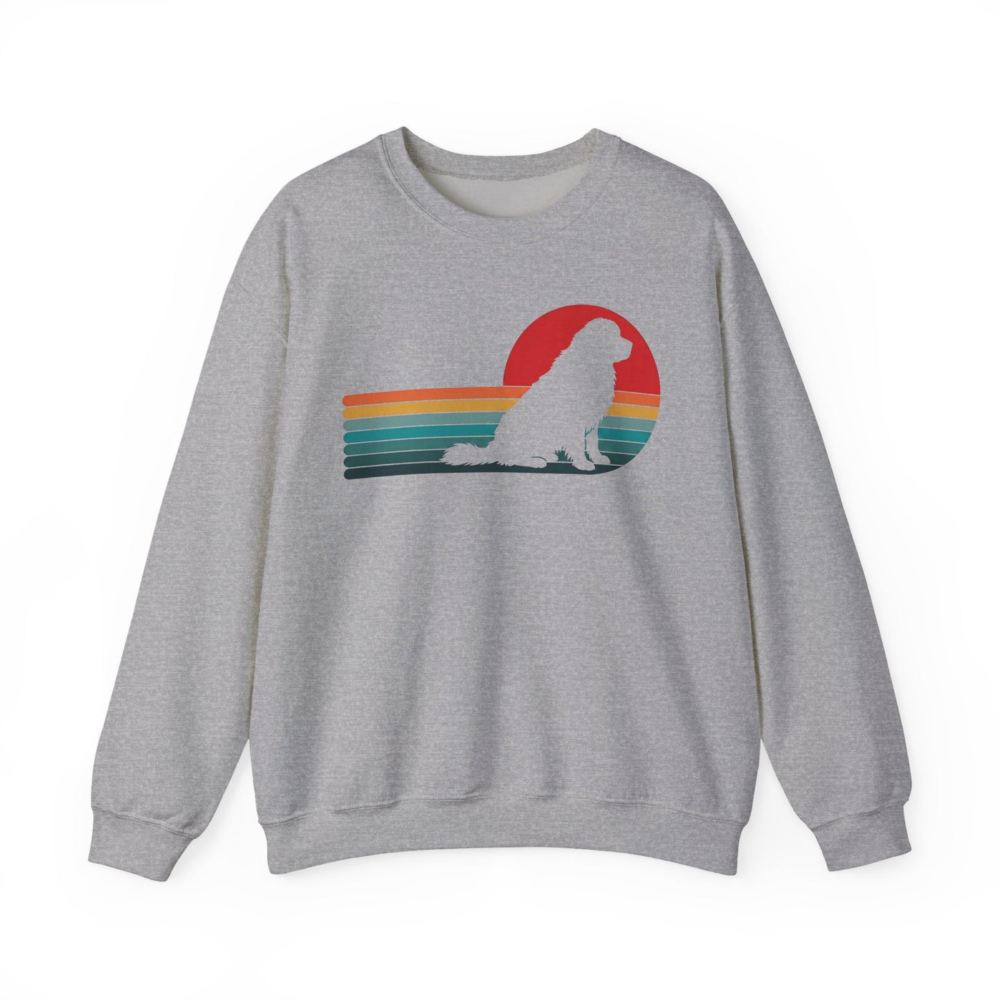 Newfoundland Retro Sunset Crewneck Sweatshirt