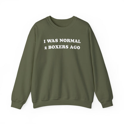 2 Boxers Crewneck Sweatshirt
