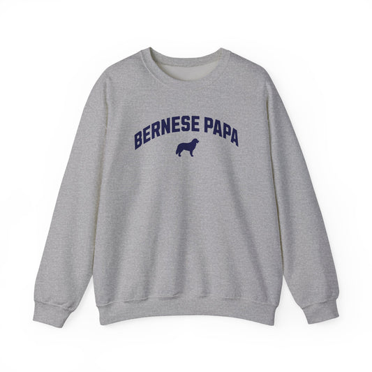 Bernese Papa Crewneck Sweatshirt Sport Grey