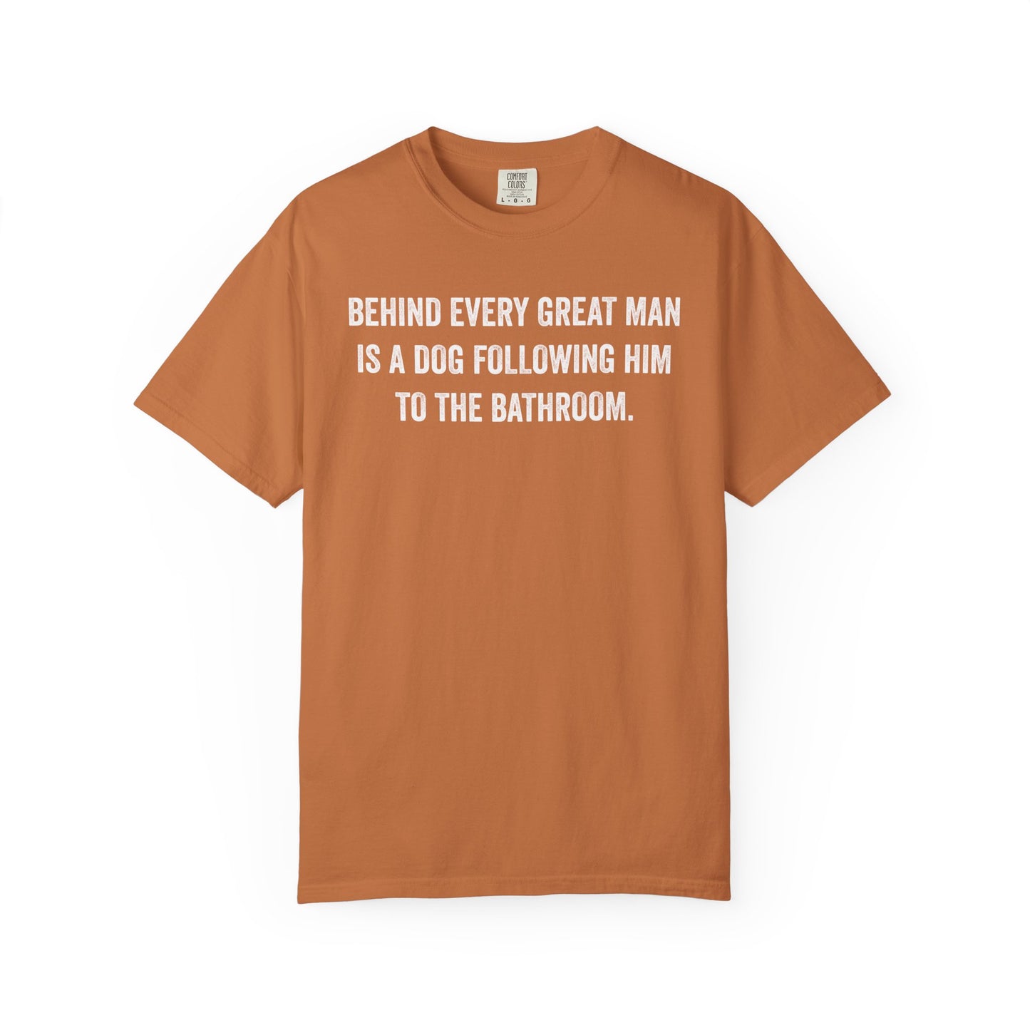 Great Man Dog Following Premium Tee