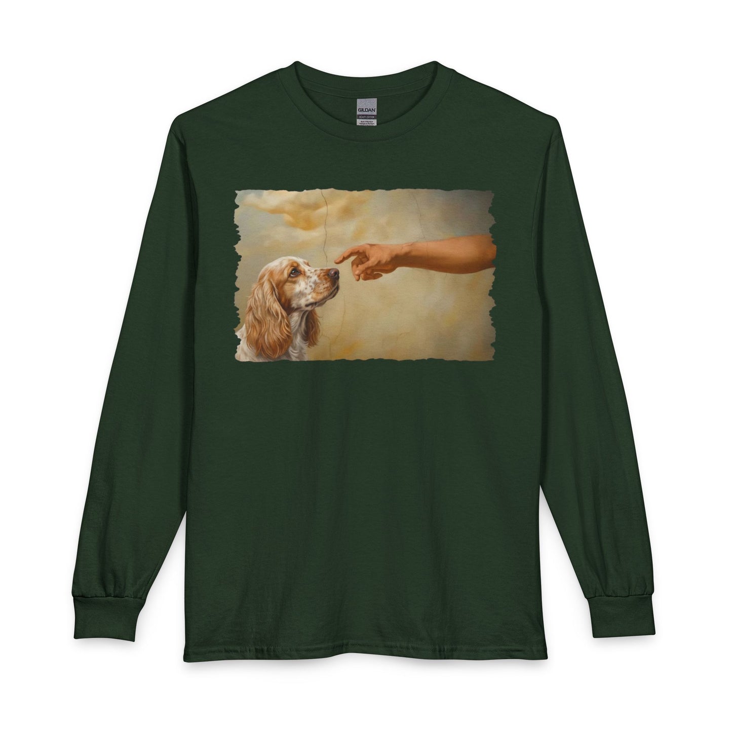 God Creates Lemon Roan Cocker Spaniel Long Sleeve