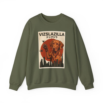 Vizsla Vizslazilla Crewneck Sweatshirt