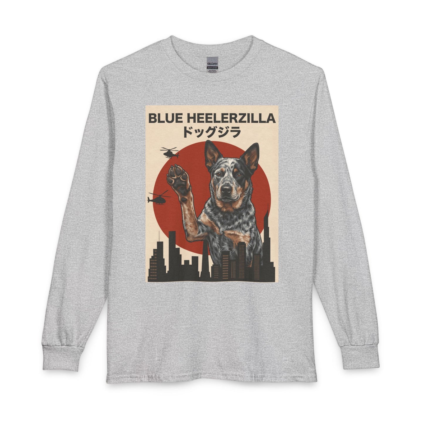 Blue Heeler Heelerzilla Long Sleeve