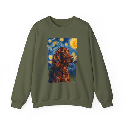 Irish Setter Van Gogh Crewneck Sweatshirt